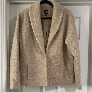Eileen Fisher Women's Tan Teddy Jacket